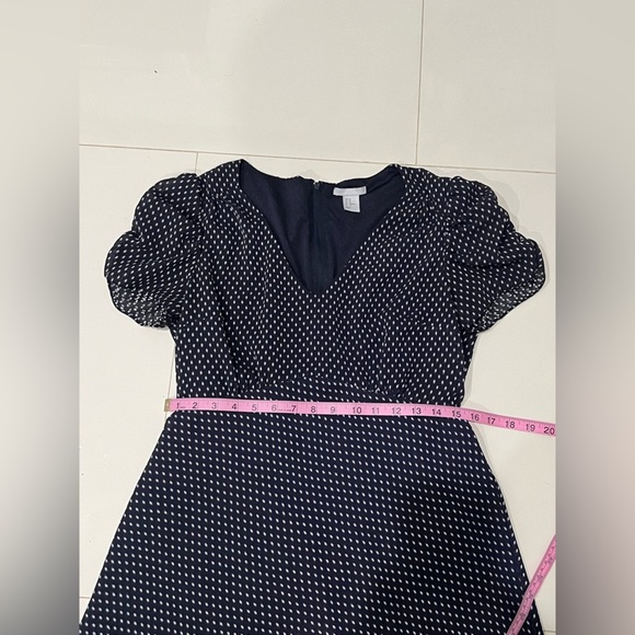 SOLD ‼️🚨Blue V-Neck Puff Sleeve Mini Dress - Picture 8 of 10